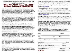 2012 Fall Classic Entry Form