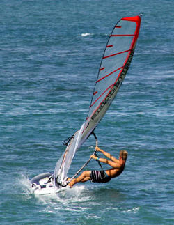 Windsurfing Sail Twist